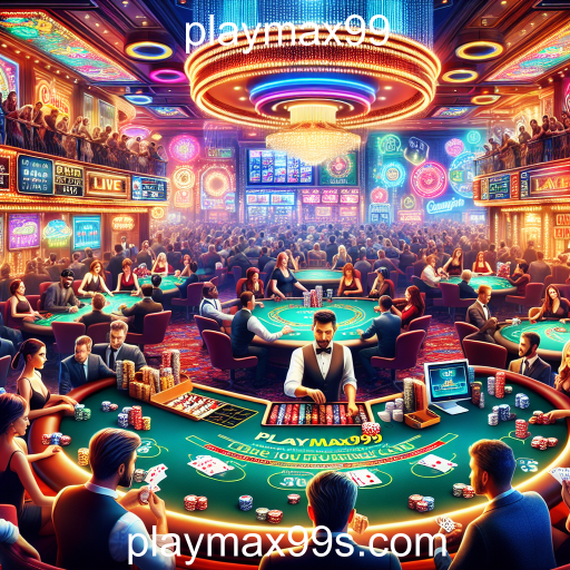 Experimente a Emoção do Cassino Ao Vivo no Playmax99